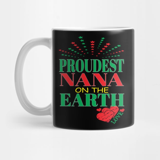 Proudest Nana On Earth Family Trip Happiest Place Grandma Family Mom by Envision Styles